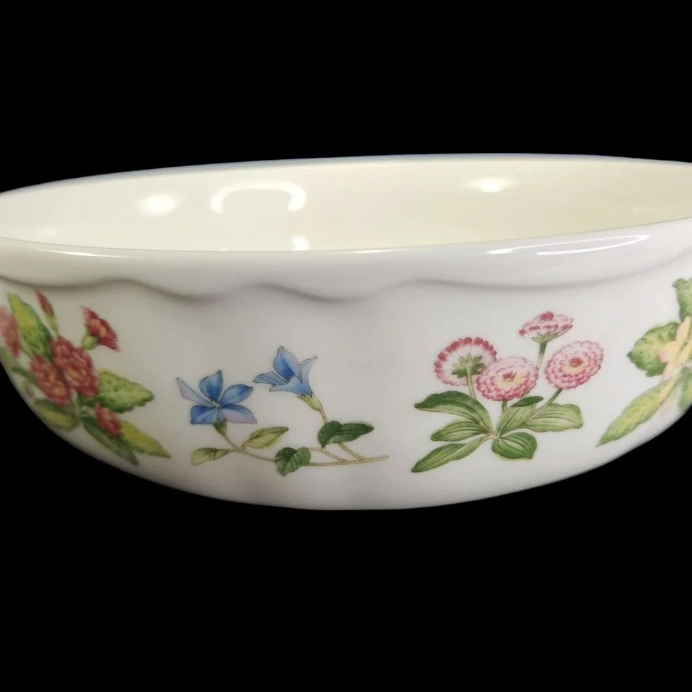 Noritake Casual Gourmet Garden Bowl Floral Lily Serving Salad Pasta Dining‎